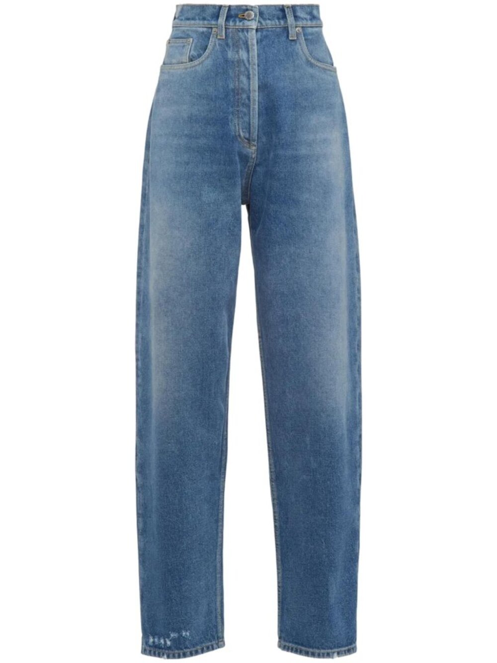 New PRADA organic 5 pocket denim jeans navy 25 nwt $1490